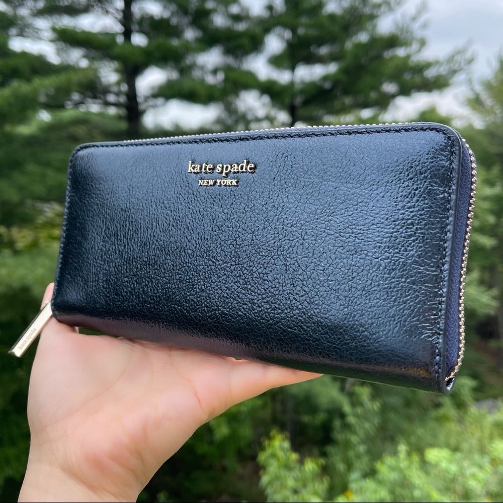 Kate Spade spencer metallic continental wallet